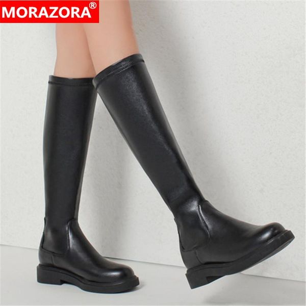 morazora 2021 large size 33-43 knee high boots comfortable low heel round toe winter boots black color women
morazora 2021 large size 33-43 knee high boots comfortable low heel round toe winter boots black color women