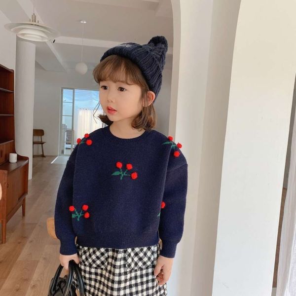 zhili new winter clothing autumn huzhou 2020 girls' three dimensional cherry sweater fashion korean children's t-shirt trend ikdl, Blue
zhili new winter clothing autumn huzhou 2020 girls' three dimensional cherry sweater fashion korean children's t-shirt trend ikdl, Blue