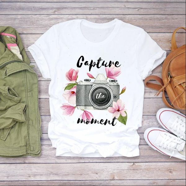 women 2021 camera cute flower print cute fashion cute summer shirt ladies womens t shirts t graphic female tee t shirt, White
women 2021 camera cute flower print cute fashion cute summer shirt ladies womens t shirts t graphic female tee t shirt, White