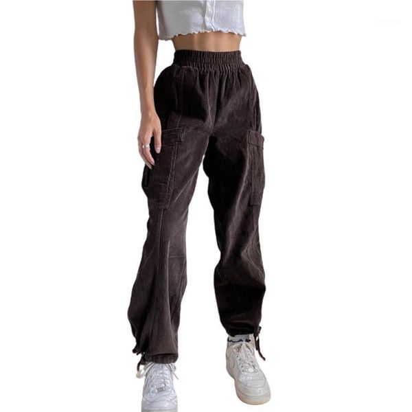 brown corduroy pants women elastic autumn winter high waist waistband corduroy pockets ankle tied loose pants casual trousers1, Black;white
brown corduroy pants women elastic autumn winter high waist waistband corduroy pockets ankle tied loose pants casual trousers1, Black;white