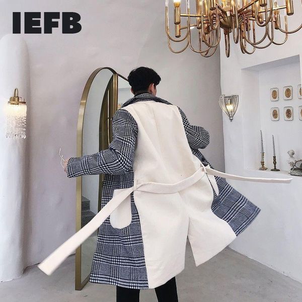 men's wool & blends iefb autumn and winter color block long woolen coat men's plaid thick signle brasted warm clothes for men vint, Black
men's wool & blends iefb autumn and winter color block long woolen coat men's plaid thick signle brasted warm clothes for men vint, Black