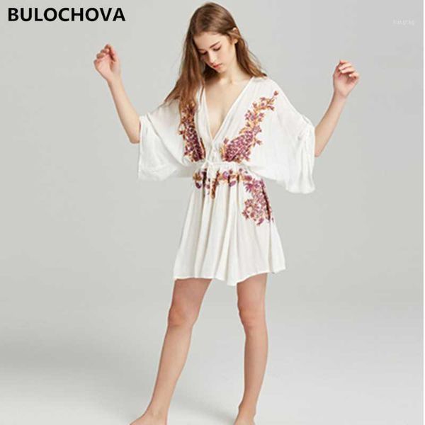 high-end designer women deep v neck embroidery lacing elastic waist boho holiday mini dress 2020 summer ladies midi dresses1, Black;gray
high-end designer women deep v neck embroidery lacing elastic waist boho holiday mini dress 2020 summer ladies midi dresses1, Black;gray