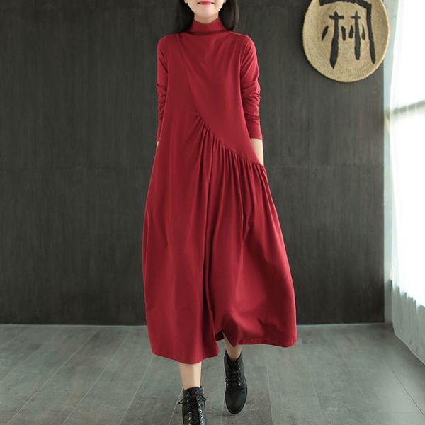 autumn winter sleeve dress women 2020 autumn new literature and art national style loose medium dress long skirtnational long skirtlength sk, Black;gray
autumn winter sleeve dress women 2020 autumn new literature and art national style loose medium dress long skirtnational long skirtlength sk, Black;gray