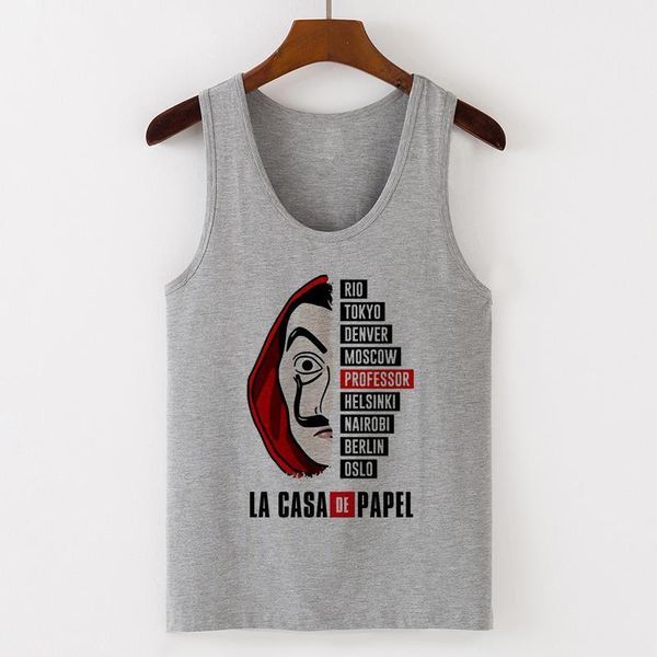 2021 summer vest tank money heist house paper la casa de papel women harajuku t shirt streetwear gray casual sleeveless, White
2021 summer vest tank money heist house paper la casa de papel women harajuku t shirt streetwear gray casual sleeveless, White