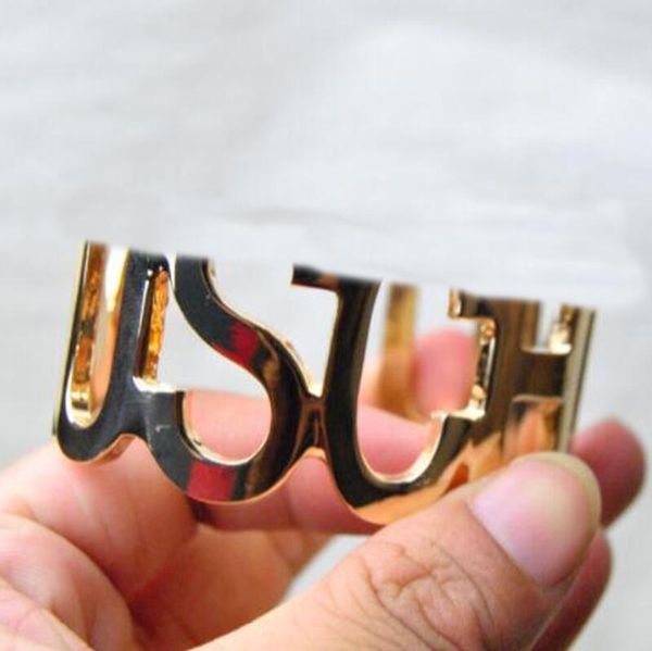 fashion letter model exaggerated bracelet style light jewelry big bracelet female jewelry, Gray
fashion letter model exaggerated bracelet style light jewelry big bracelet female jewelry, Gray