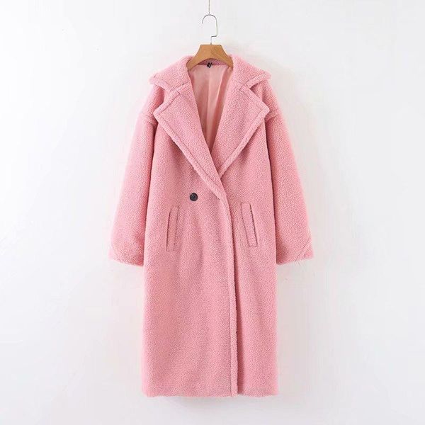 2020 new products european and american street style women's coat casual loose wool windbreaker ladies winter long coat designer fashio, Black 
2020 new products european and american street style women's coat casual loose wool windbreaker ladies winter long coat designer fashio, Black