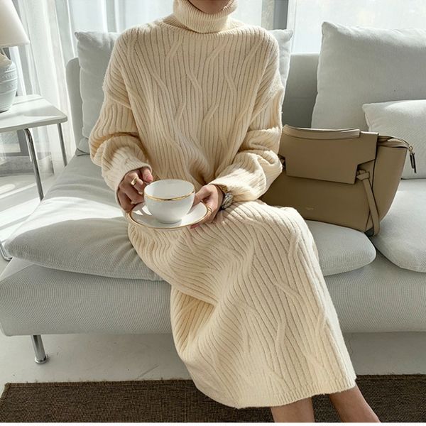in a woman's mesh sweater oversized solid medium-long high-neck pit dress ladies from the office knitting bottoming outerwear winter ds, Black;gray
in a woman's mesh sweater oversized solid medium-long high-neck pit dress ladies from the office knitting bottoming outerwear winter ds, Black;gray