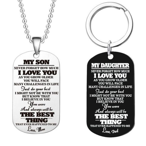 customed necklaces dog tags dad\\mom to son\\daugthter pendant necklace metal military dog tag engraving st qyllmv, Black
customed necklaces dog tags dad\\mom to son\\daugthter pendant necklace metal military dog tag engraving st qyllmv, Black