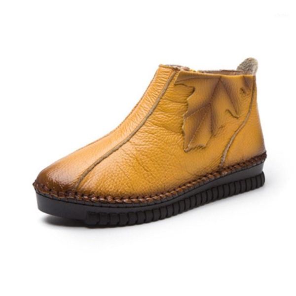 retro winter genuine leather ankle boots handmade lady soft flat shoes comfortable casual moccasins side zip ankle boots1, Black
retro winter genuine leather ankle boots handmade lady soft flat shoes comfortable casual moccasins side zip ankle boots1, Black