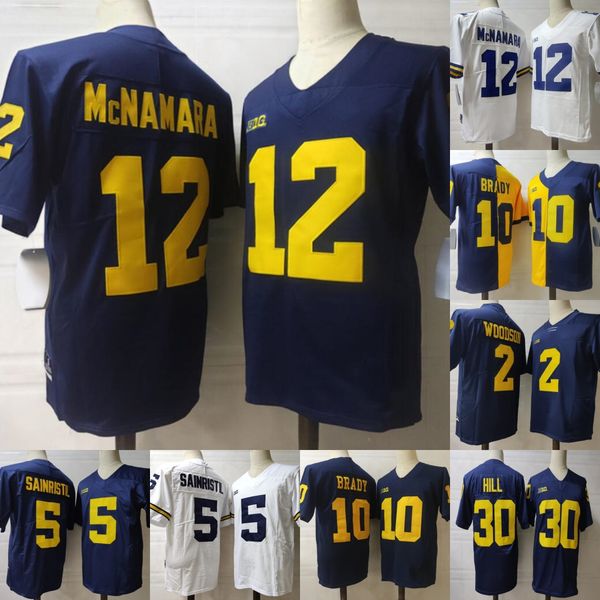 ncaa michigan wolverines university football jersey 97 aidan hutchinson 10 tom brady 2 hill woodson 12 mcnamara 5 sainristil, Black
ncaa michigan wolverines university football jersey 97 aidan hutchinson 10 tom brady 2 hill woodson 12 mcnamara 5 sainristil, Black