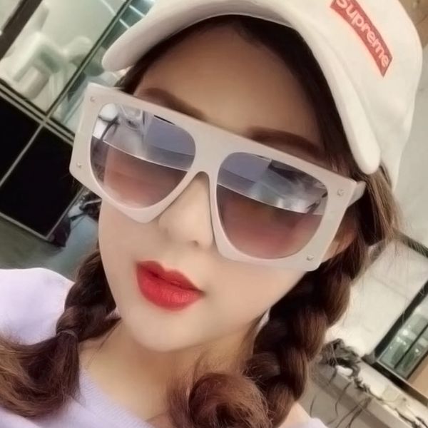 blwomen's trendy big frame gradient fashion versatile sunglasses inswind summer beach glasses f17 m l, White;black
blwomen's trendy big frame gradient fashion versatile sunglasses inswind summer beach glasses f17 m l, White;black