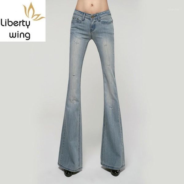 summer hole ripped slim denim flare pants women new light blue vintage jeans casual office boot cut long trousers female1
summer hole ripped slim denim flare pants women new light blue vintage jeans casual office boot cut long trousers female1