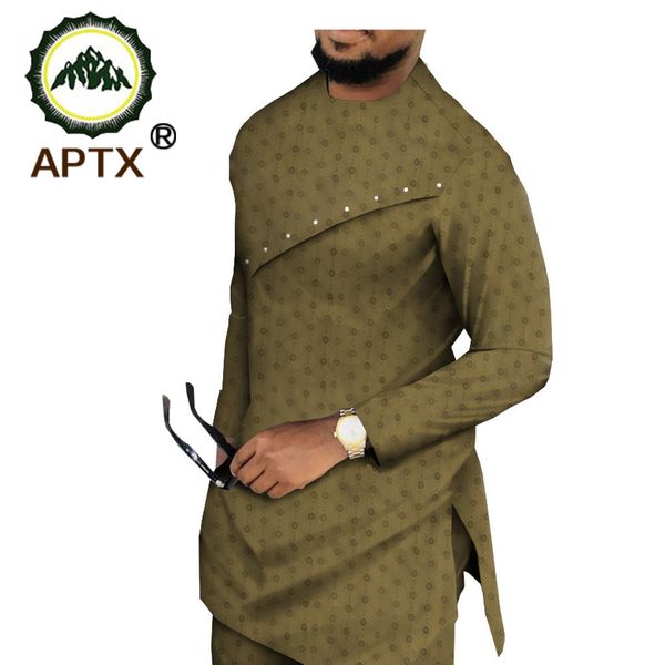 africa fashion men set bazin jacquard full sleeves side slit slim pants men's casual suit for wedding or partyt1916004 1022, Gray
africa fashion men set bazin jacquard full sleeves side slit slim pants men's casual suit for wedding or partyt1916004 1022, Gray