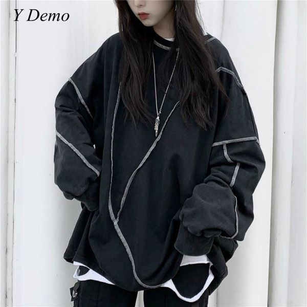 harajuku женщины футболка с длинным рукавом повседневная толстовка для вымычки негабаритный флис, Black
harajuku женщины футболка с длинным рукавом повседневная толстовка для вымычки негабаритный флис, Black