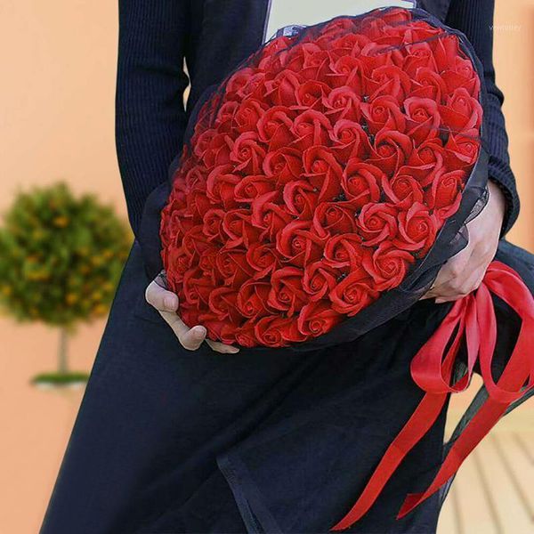 decorative flowers & wreaths 99pcs/bouquet creative wedding gifts evening rose soap holding bouquet valentine's day gift artificial flo
decorative flowers & wreaths 99pcs/bouquet creative wedding gifts evening rose soap holding bouquet valentine's day gift artificial flo