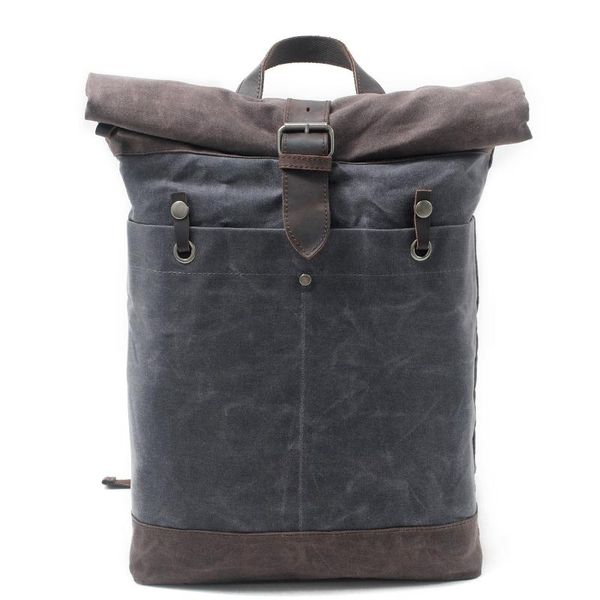 vintage canvas backpacks for men oil wax canvas leather travel lapbackpack large waterproof daypacks retro bagpack 2020
vintage canvas backpacks for men oil wax canvas leather travel lapbackpack large waterproof daypacks retro bagpack 2020