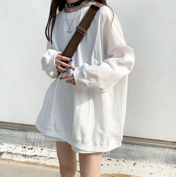 ffh95 2020 autumn new korean style super round neck solid color sweater loose sweater casual for women tt4hr, Black
ffh95 2020 autumn new korean style super round neck solid color sweater loose sweater casual for women tt4hr, Black