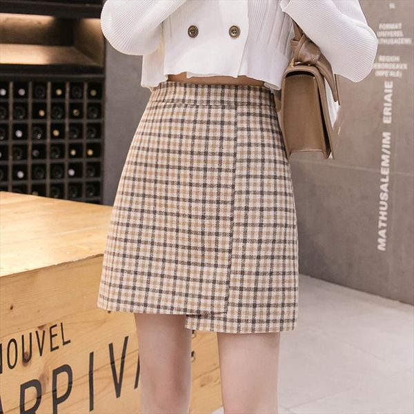 s 2xl korean plaid woolen irregular skirt women 2019 autumn and winter women plus size skirts ladies mini skirt jupe femme, Black
s 2xl korean plaid woolen irregular skirt women 2019 autumn and winter women plus size skirts ladies mini skirt jupe femme, Black
