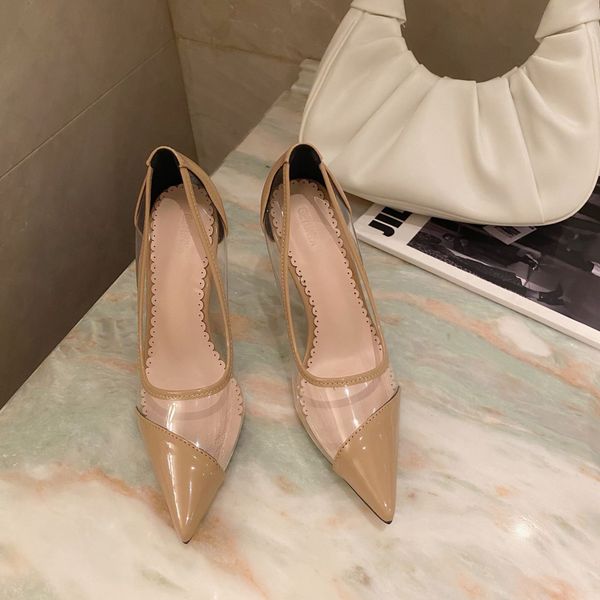 2021 new patent toe thin points heel all-game leather macio transparent elegant girl shoes 8zax, Black
2021 new patent toe thin points heel all-game leather macio transparent elegant girl shoes 8zax, Black