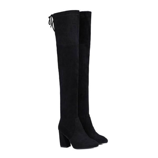 boots women's thick heel over knee new style over knee boots high heel flat bottom elastic, Black
boots women's thick heel over knee new style over knee boots high heel flat bottom elastic, Black