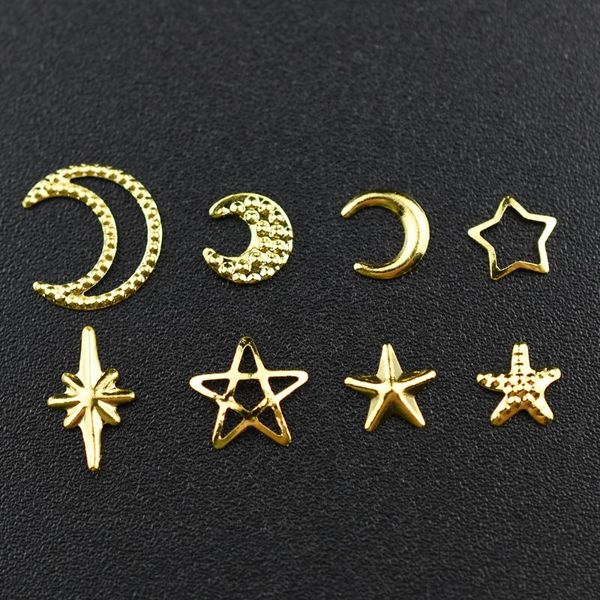 nail art decorations 100pcs gold star moon glitter charms metal slice rivet diy 3d flat back nails jewelry accessories, Silver;gold
nail art decorations 100pcs gold star moon glitter charms metal slice rivet diy 3d flat back nails jewelry accessories, Silver;gold