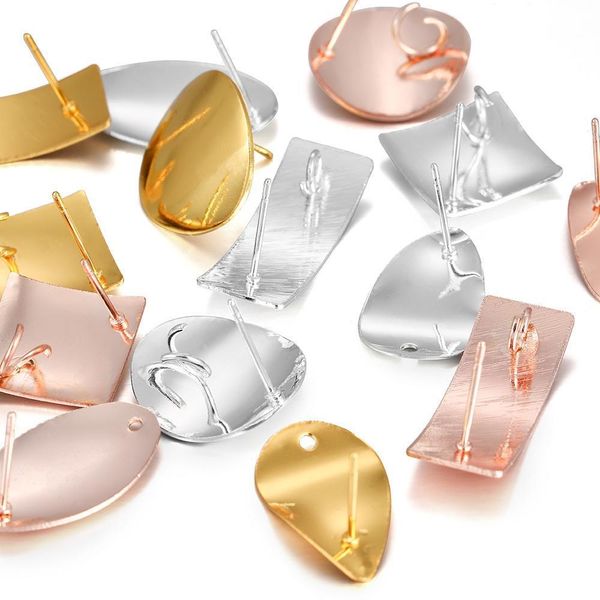 10pair lot 7 styles plated geometric polygonal earring stud posts connector for diy earrings jewelry making finding accessories h bbyqpe, White
10pair lot 7 styles plated geometric polygonal earring stud posts connector for diy earrings jewelry making finding accessories h bbyqpe, White