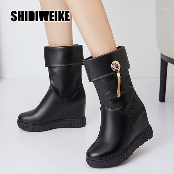boots women ladies fashion tassel ankle casual pu autumn comfortable slope heel warm shoes v5781, Black
boots women ladies fashion tassel ankle casual pu autumn comfortable slope heel warm shoes v5781, Black