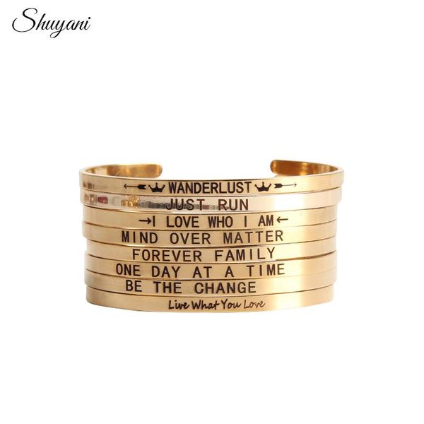 золото из нержавеющей стали с гравировкой браслет для женщин пользовательских positive вдохновенного цитата руки штампованного браслет для ж, Black
золото из нержавеющей стали с гравировкой браслет для женщин пользовательских positive вдохновенного цитата руки штампованного браслет для ж, Black