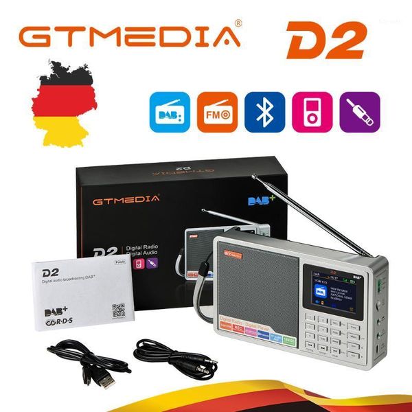 gtmedia d2 portable radio fm bluetooth dab stereo with tft-lcd color display alarm clock support micro sd tf card aux input1
gtmedia d2 portable radio fm bluetooth dab stereo with tft-lcd color display alarm clock support micro sd tf card aux input1