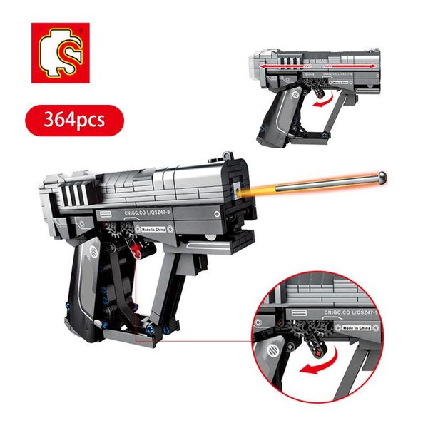 sembo 364pcs wandering earth diy cap pistol model building blocks technic gun educational shooting game brick toys for children wmtdhv
sembo 364pcs wandering earth diy cap pistol model building blocks technic gun educational shooting game brick toys for children wmtdhv