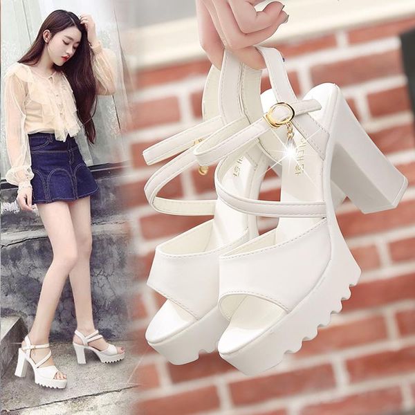 2021 summer thick-heeled women roman sandals fashion rhinestone solid color high-heels fish mouth ladies outer sandals, Black
2021 summer thick-heeled women roman sandals fashion rhinestone solid color high-heels fish mouth ladies outer sandals, Black