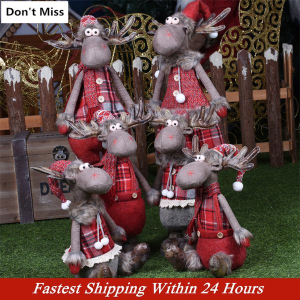 xmas retractable dolls reindeer christmas tree decorations figurines new year gift regalos de navidad for home
xmas retractable dolls reindeer christmas tree decorations figurines new year gift regalos de navidad for home