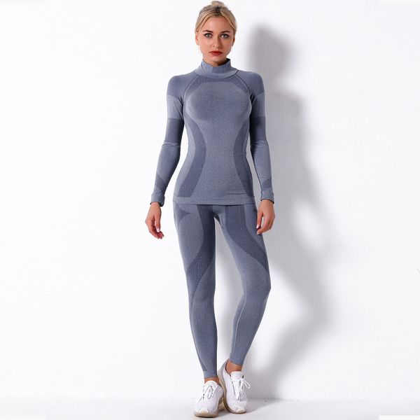 2020 High Neck Striped Seamless Long Sleeve Fitness Sports Slim European Style Yoga Wear Long Sleeve Suit Women, Black;blue
2020 High Neck Striped Seamless Long Sleeve Fitness Sports Slim European Style Yoga Wear Long Sleeve Suit Women, Black;blue