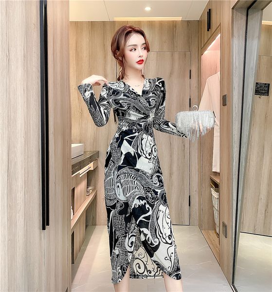 dressed ragged woman party night in korean long sleeve ladies as bride lady of the office summer vsoz, Black;gray
dressed ragged woman party night in korean long sleeve ladies as bride lady of the office summer vsoz, Black;gray
