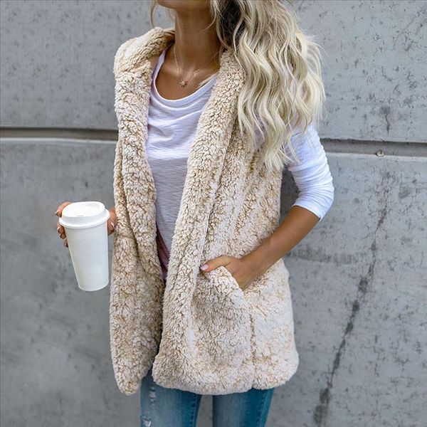 fashion faux fur vest cardigan women winter vest fashion elegant pockets warm outwear womens coat hoodies coats female ladies, Black;white
fashion faux fur vest cardigan women winter vest fashion elegant pockets warm outwear womens coat hoodies coats female ladies, Black;white
