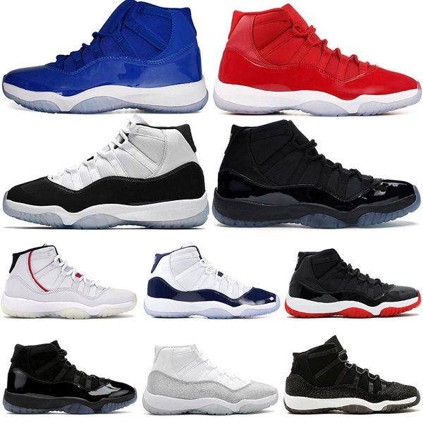 new arrival jumpman sports 11 shoes for mens basketball womens trainers cap and gown gamma blue platinum tint concord high runners, White;red
new arrival jumpman sports 11 shoes for mens basketball womens trainers cap and gown gamma blue platinum tint concord high runners, White;red
