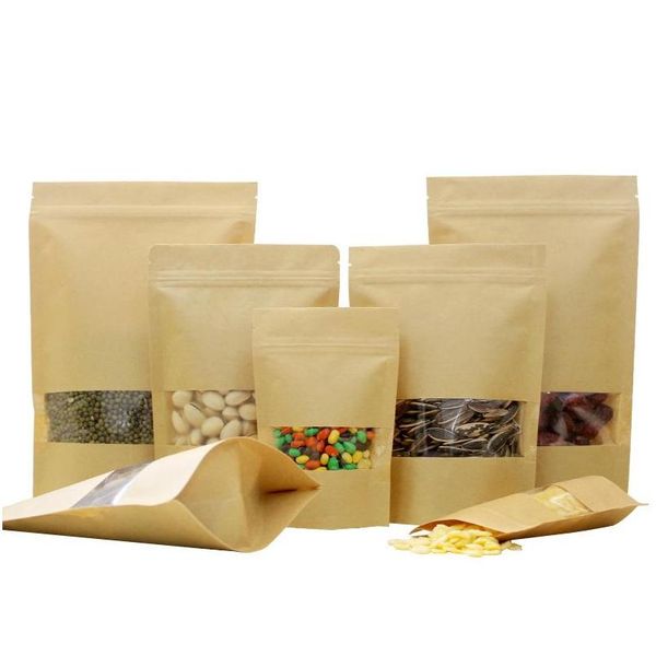 100 pcs kraft paper bag seal with aluminum foil lining stand up pouch packaging favor food storage bags wholesale for gift nut tea
100 pcs kraft paper bag seal with aluminum foil lining stand up pouch packaging favor food storage bags wholesale for gift nut tea