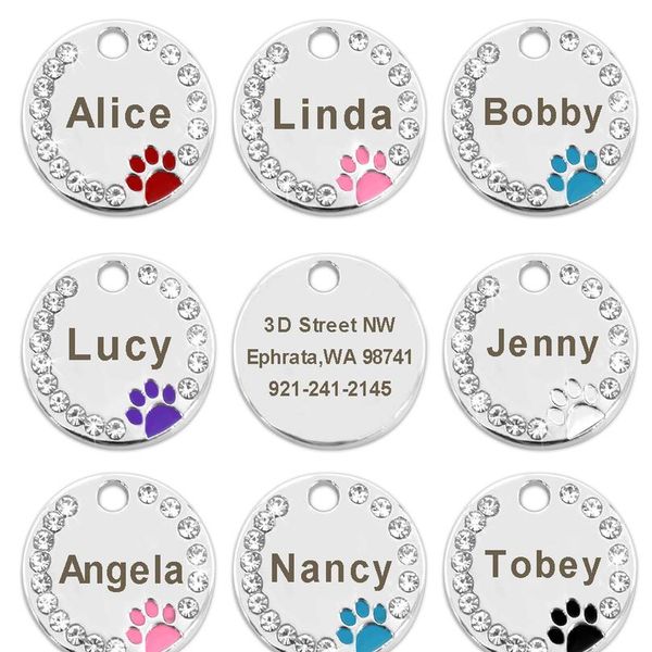 6pcs/lot pet dog cat id tags blank stainless steel round paw name tag dog collar accessories pendant for dogs cats a bbyofi
6pcs/lot pet dog cat id tags blank stainless steel round paw name tag dog collar accessories pendant for dogs cats a bbyofi