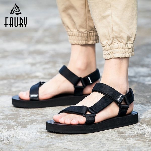 2019 summer women men sandals shoes breathable casual black walking beach sports slippers outside soft non-slip male footwear t200420
2019 summer women men sandals shoes breathable casual black walking beach sports slippers outside soft non-slip male footwear t200420