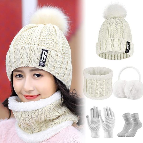 cycling caps & masks ly women winter knitted hat and scarf set gloves socks earmuffs warming outdoor, Black
cycling caps & masks ly women winter knitted hat and scarf set gloves socks earmuffs warming outdoor, Black