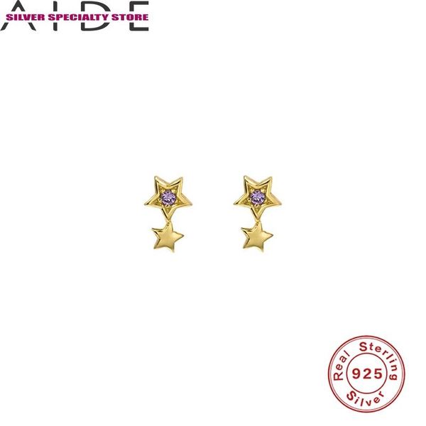 stud aide 925 sterling silver earrings for women star earring cz fine jewelry piercing oreja pendientes brincos bijou aretes, Golden;silver
stud aide 925 sterling silver earrings for women star earring cz fine jewelry piercing oreja pendientes brincos bijou aretes, Golden;silver
