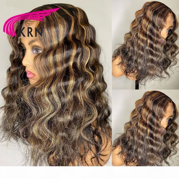 krn highlight lace front human hair wigs with baby hair t part 13x6lace honey blonde wave high ratio lace wig for women, Black;brown
krn highlight lace front human hair wigs with baby hair t part 13x6lace honey blonde wave high ratio lace wig for women, Black;brown