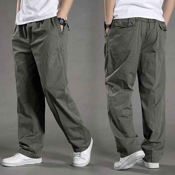 men solid pants with many pockets tactical cargo pants dark grey combat straight trousers summer safari style men clothing, Black
men solid pants with many pockets tactical cargo pants dark grey combat straight trousers summer safari style men clothing, Black