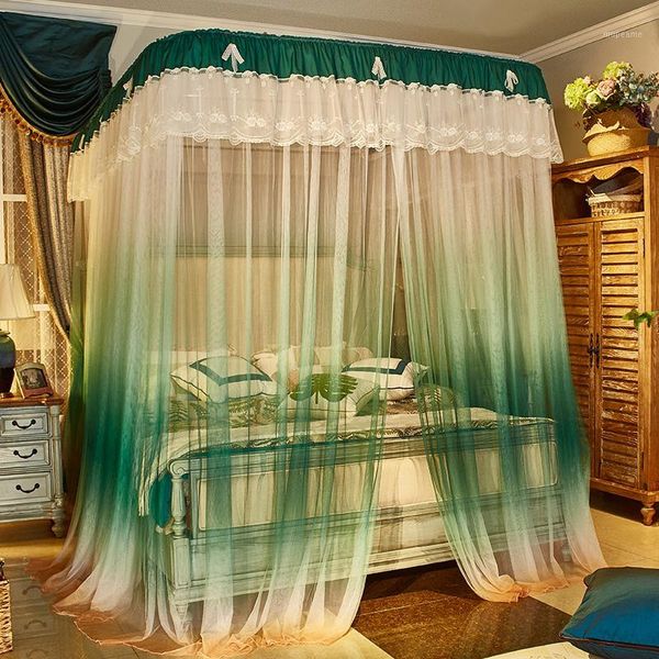 mosquito net european style gradient green three open door landing rail stainless steel frame bedding set1
mosquito net european style gradient green three open door landing rail stainless steel frame bedding set1