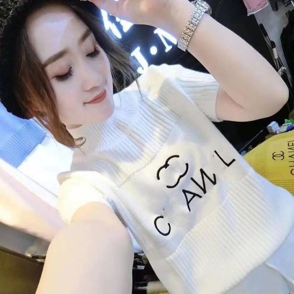 spring 2020 new letter knitted short-sleeved sweater women turtleneck pullover show thin bottom sweater sweater half sleeve women s-5xl, White
spring 2020 new letter knitted short-sleeved sweater women turtleneck pullover show thin bottom sweater sweater half sleeve women s-5xl, White