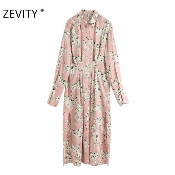 casual dresses zevity women fashion spotted dog print split shirt dress office ladies long sleeve pleats vestido chic ds4447, Black;gray
casual dresses zevity women fashion spotted dog print split shirt dress office ladies long sleeve pleats vestido chic ds4447, Black;gray