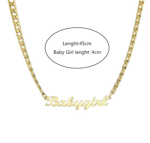 necklace babygir gold signature necklace steel for nameplate gift name girls lovely choker color stainless handwriting bbygb mj_fashion, Silver
necklace babygir gold signature necklace steel for nameplate gift name girls lovely choker color stainless handwriting bbygb mj_fashion, Silver