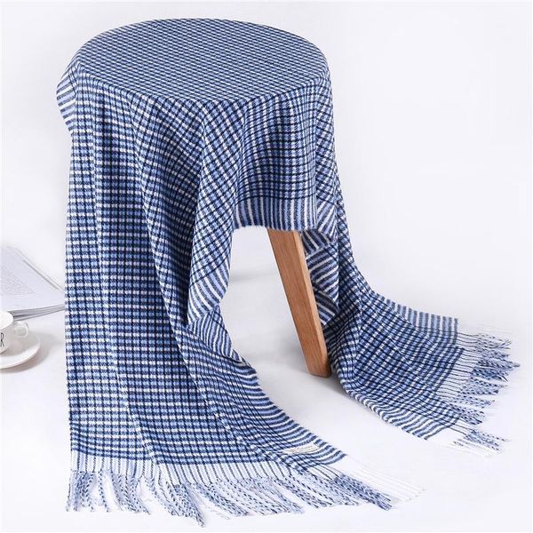2020 women winter scarf fashion plaid cashmere shawls and wraps lady pashmina bandana neck head warm echarpe femme blanket wmtzdx, Blue;gray
2020 women winter scarf fashion plaid cashmere shawls and wraps lady pashmina bandana neck head warm echarpe femme blanket wmtzdx, Blue;gray