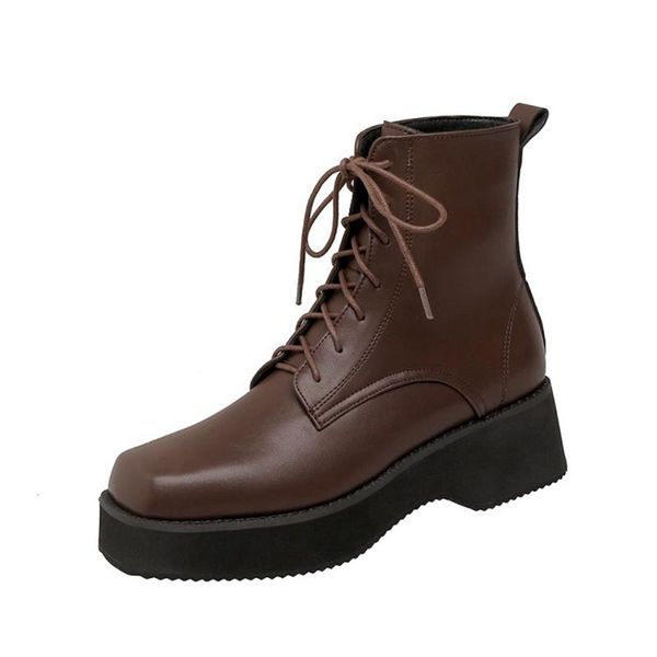 women ankle boots lace up genuine leather wedges thick bottom boots woman motorcycle boot warm big size 31 47 shoes d-662, Black
women ankle boots lace up genuine leather wedges thick bottom boots woman motorcycle boot warm big size 31 47 shoes d-662, Black