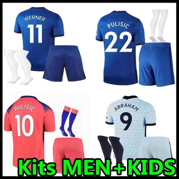 2020 2021 soccer jersey kits abraham werner havertz chilwell ziyech lampard football shirt 20 21 pulisic kante mount men + kids kit, Black
2020 2021 soccer jersey kits abraham werner havertz chilwell ziyech lampard football shirt 20 21 pulisic kante mount men + kids kit, Black